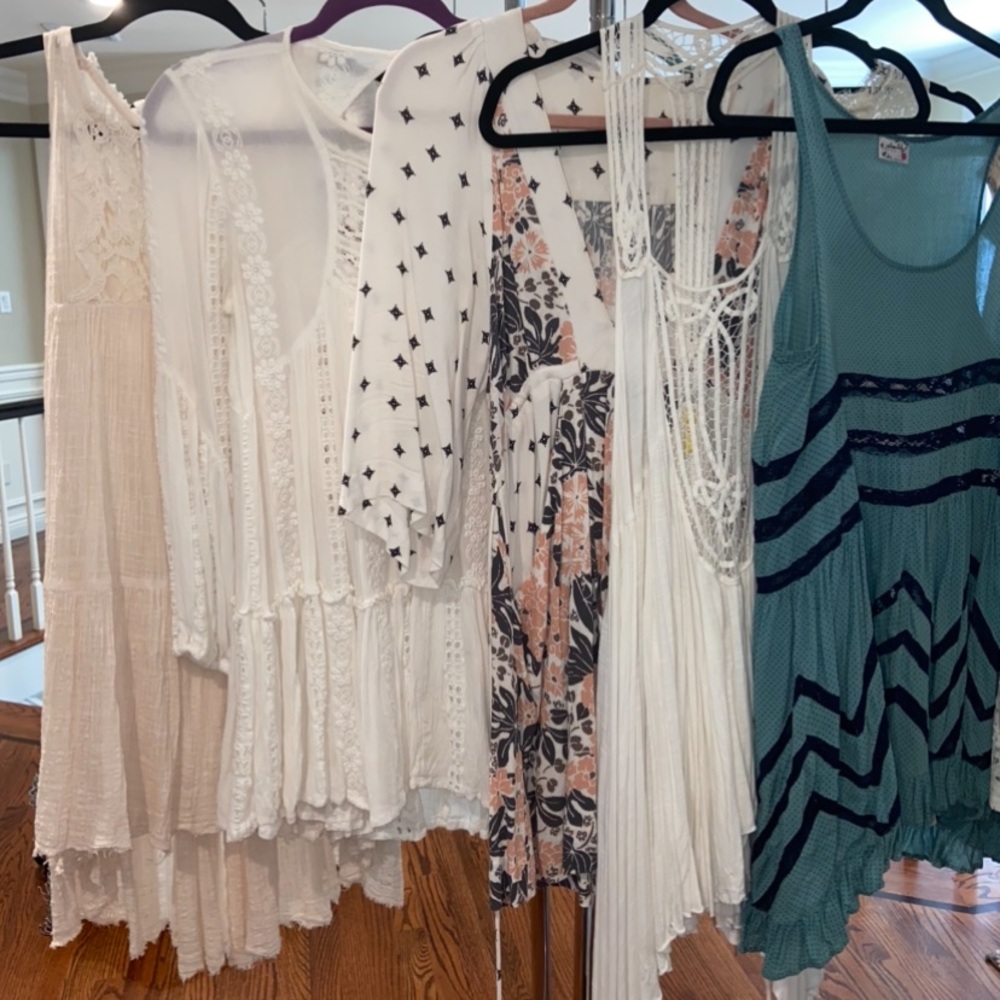 FREE PEOPLE HAUL! Collection of 9 pieces - Dresses & Tops